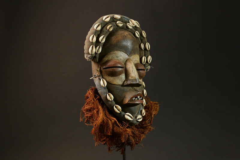 African Carved Masks Dan Tribal Wall Hanging Art for Home Décor Masks for wall-G1430