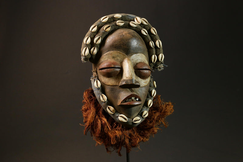 African Carved Masks Dan Tribal Wall Hanging Art for Home Décor Masks for wall-G1430