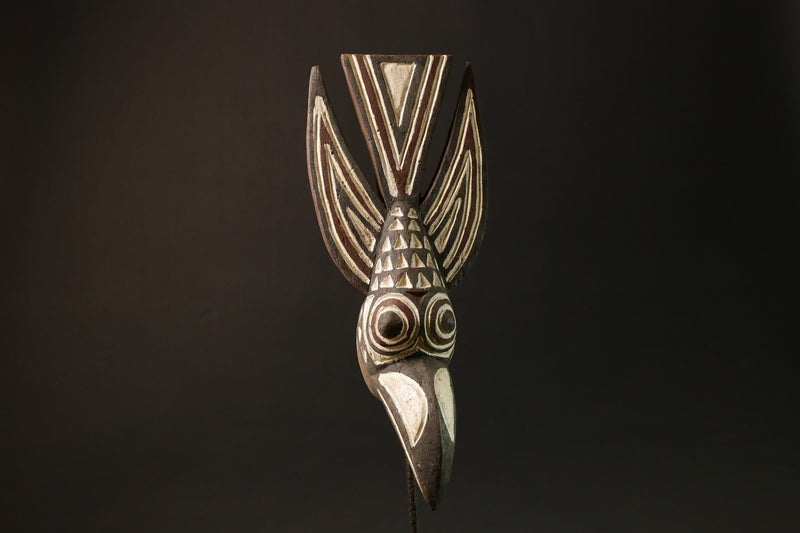 African Tribal Wood Mask Bwa Bobo Bird Home Décor from Burkina Faso Masks for wall-G1423