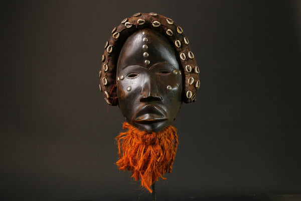 African wood mask antiques tribal mask Dan Passport Masks for wall-G2774