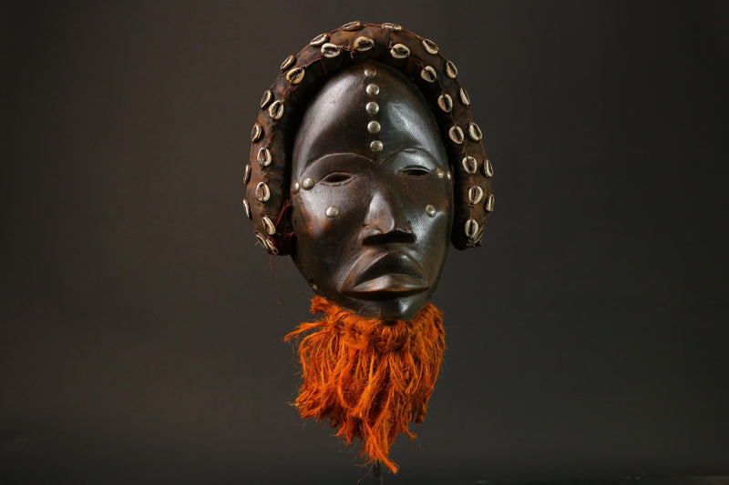 African wood mask antiques tribal mask Dan Passport Masks for wall-G2774