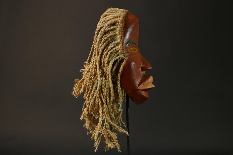 African Dan Zapkei Home Décor mask Dan Mask tribal masks for wall-G2778