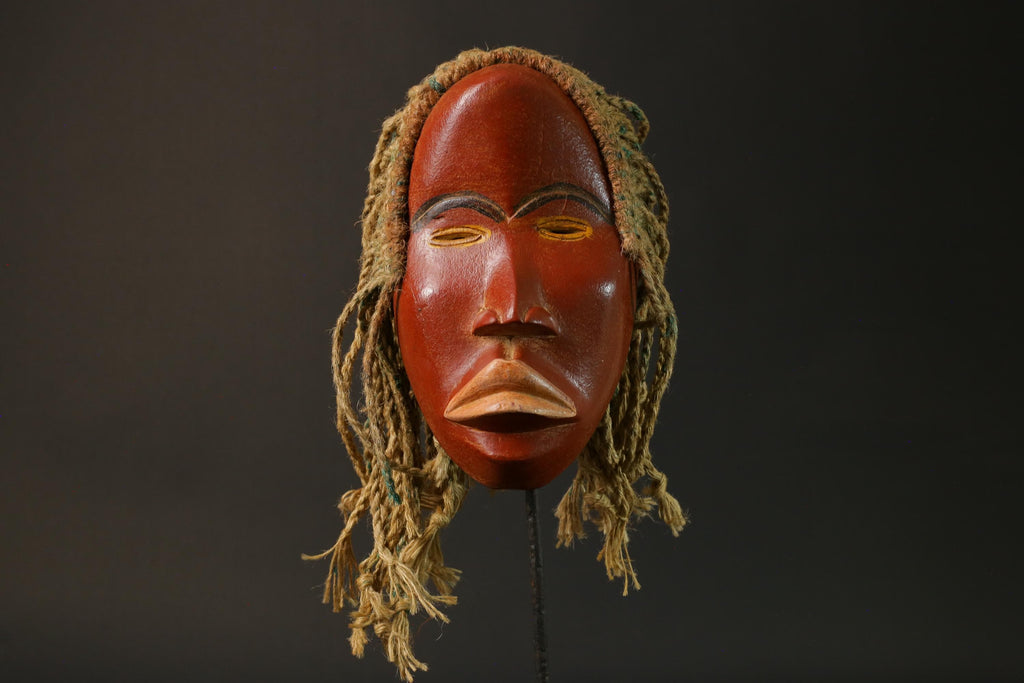 African Dan Zapkei Home Décor mask Dan Mask tribal masks for wall-G2778