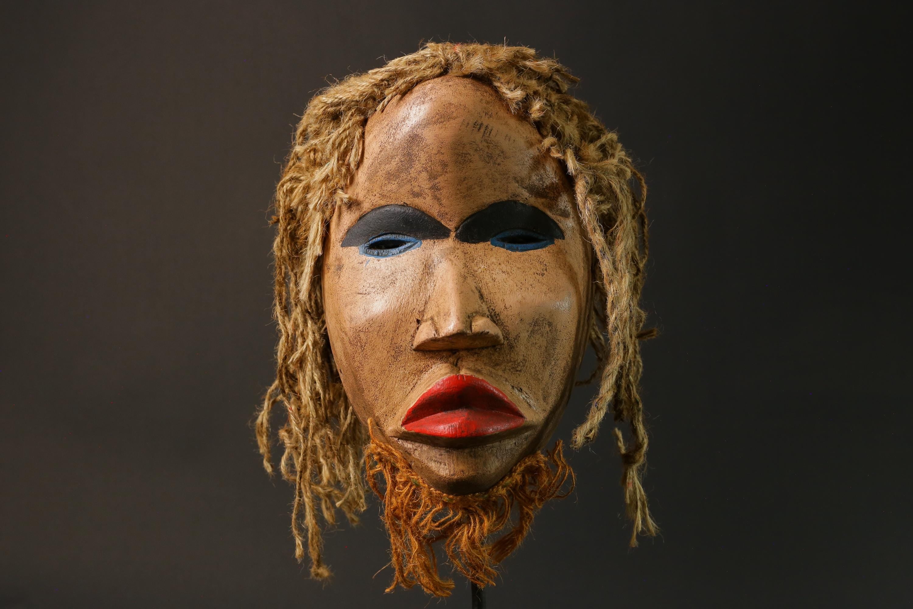 African wood mask antiques tribal mask Dan Passport Masks for wall-G2780