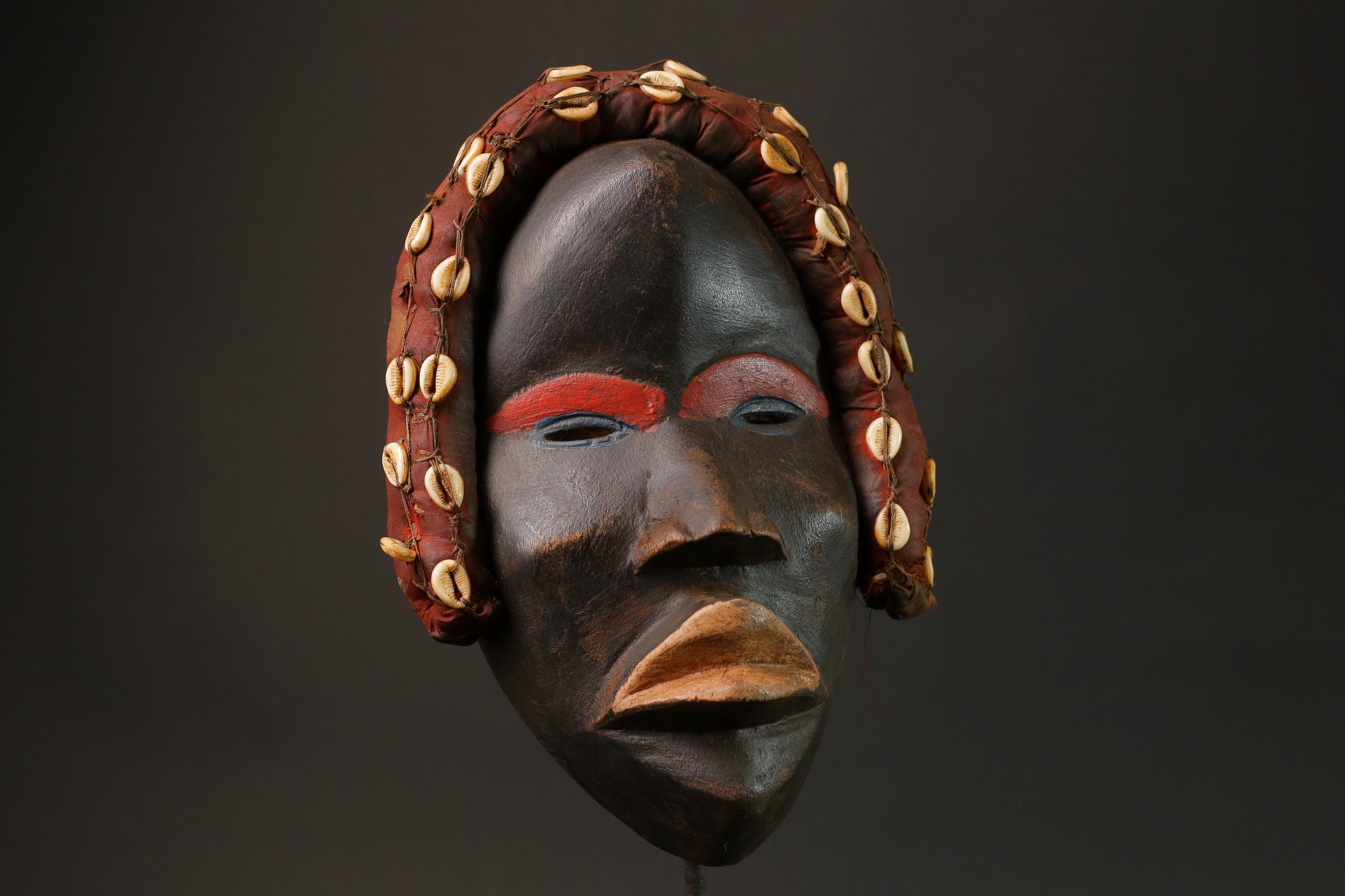 African Mask antique wall mask Traditional vintage art tribal Tribal Dan masks for wall-G2783