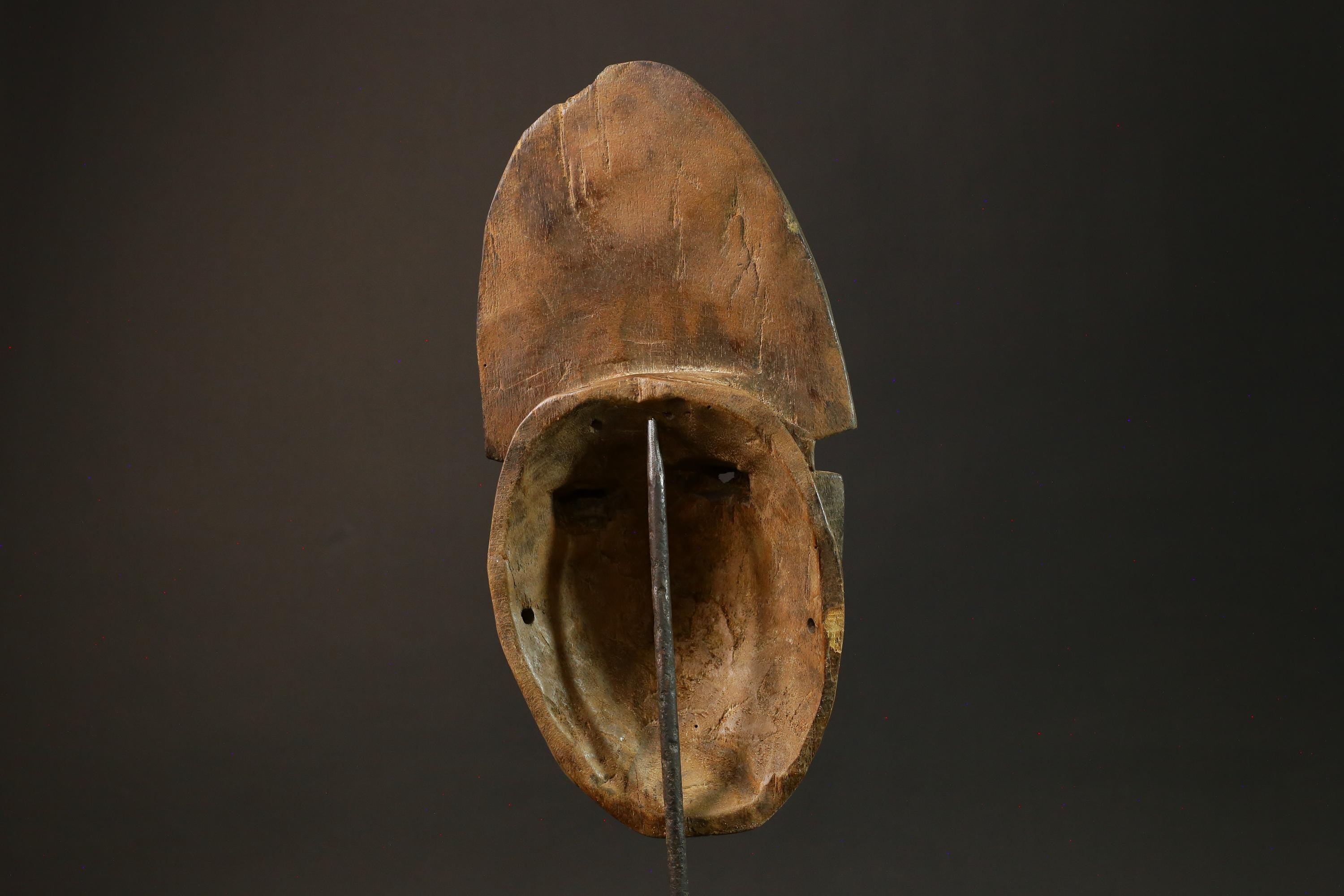 African Guru Bula Mask Hand-Carved Solid Wood Wall Hanging Decor Mask -4447