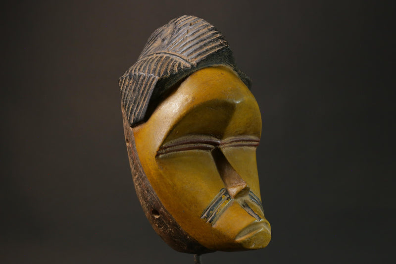 African mask wood antiques real figure vintage African masks for Guro Masks for wall-G1221