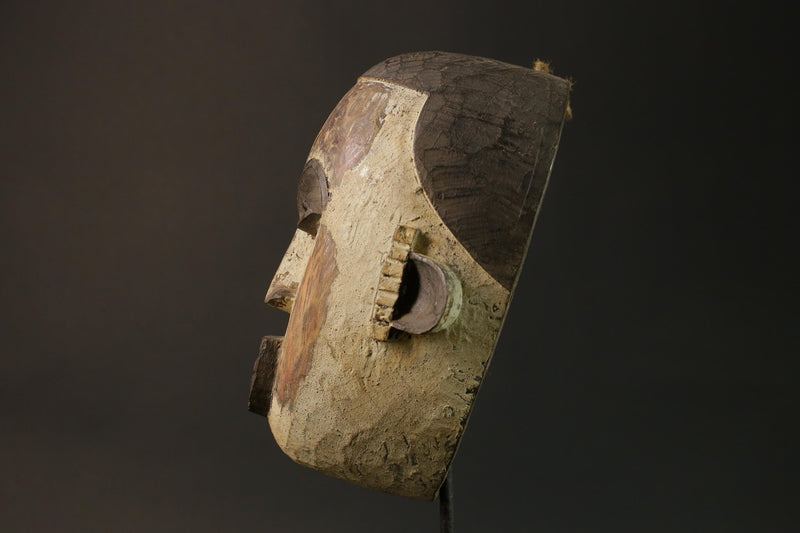 African mask Igbo African mask wood African real figure vintage African masks for wall-8912