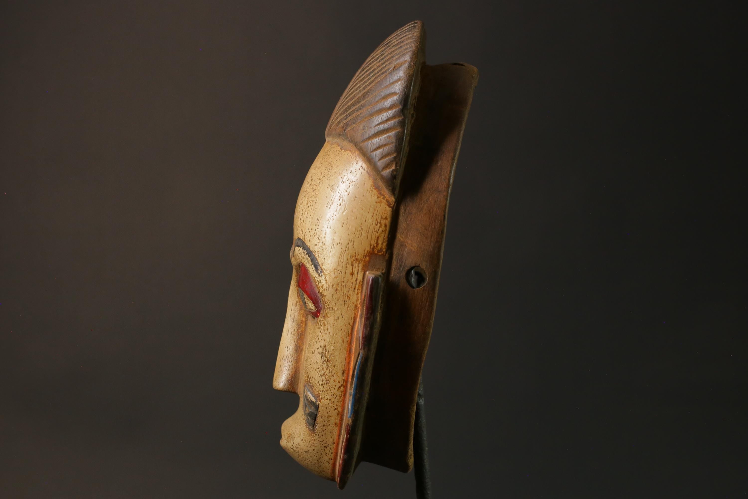 African mask wood African real figure vintage mask Vintage Guro Masks for wall-8198