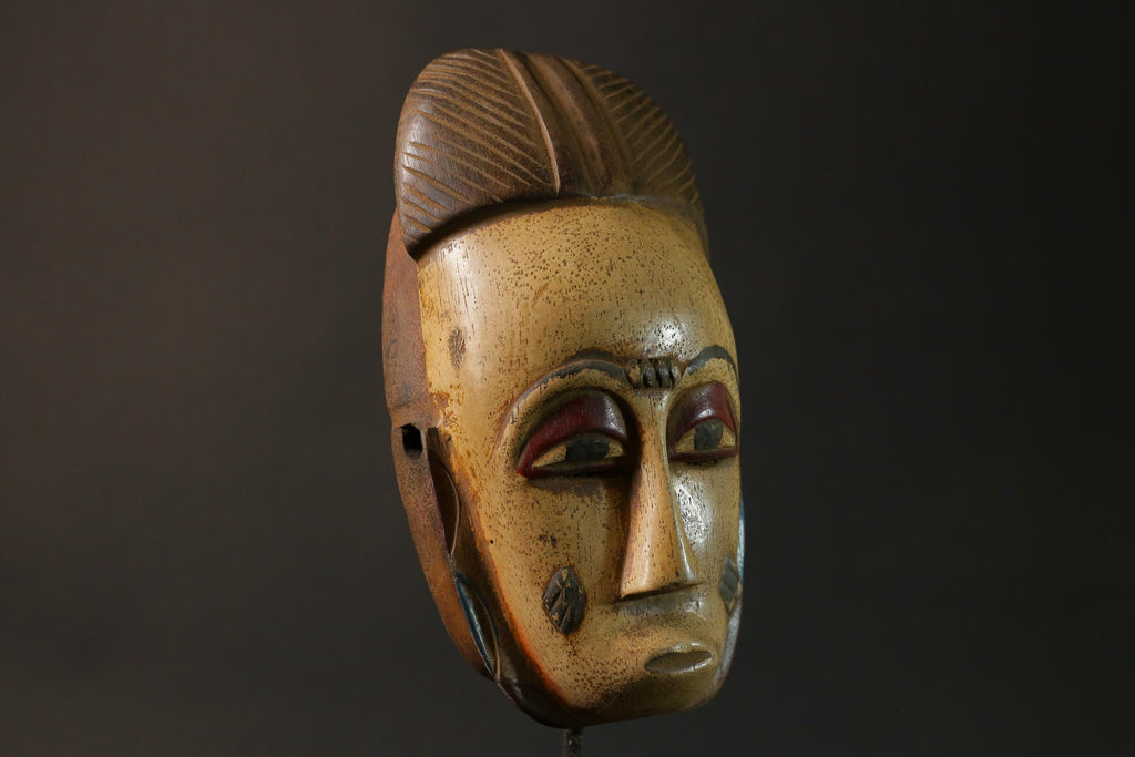 African mask wood African real figure vintage mask Vintage Guro Masks for wall-8198
