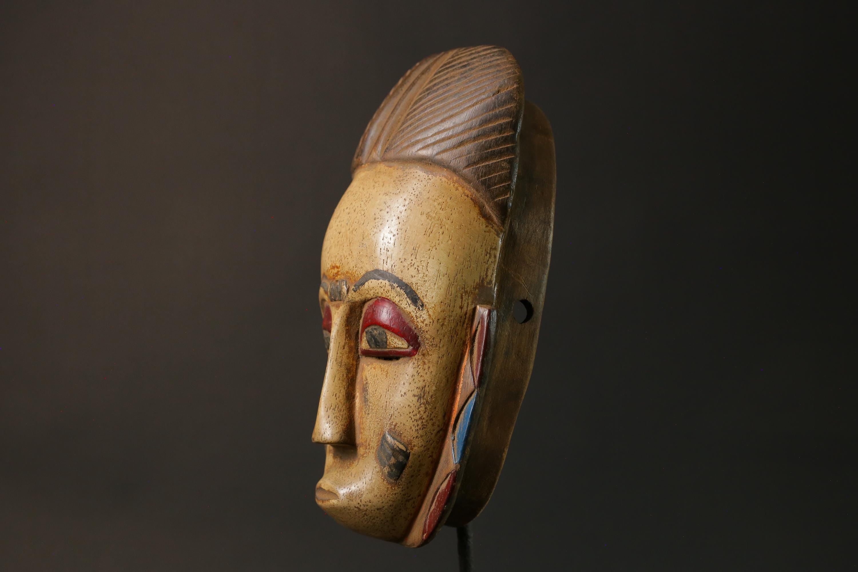 African mask wood African real figure vintage mask Vintage Guro Masks for wall-8198