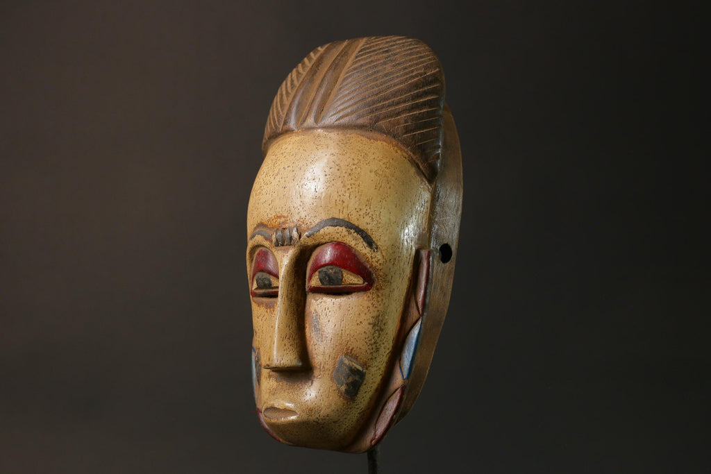 African mask wood African real figure vintage mask Vintage Guro Masks for wall-8198