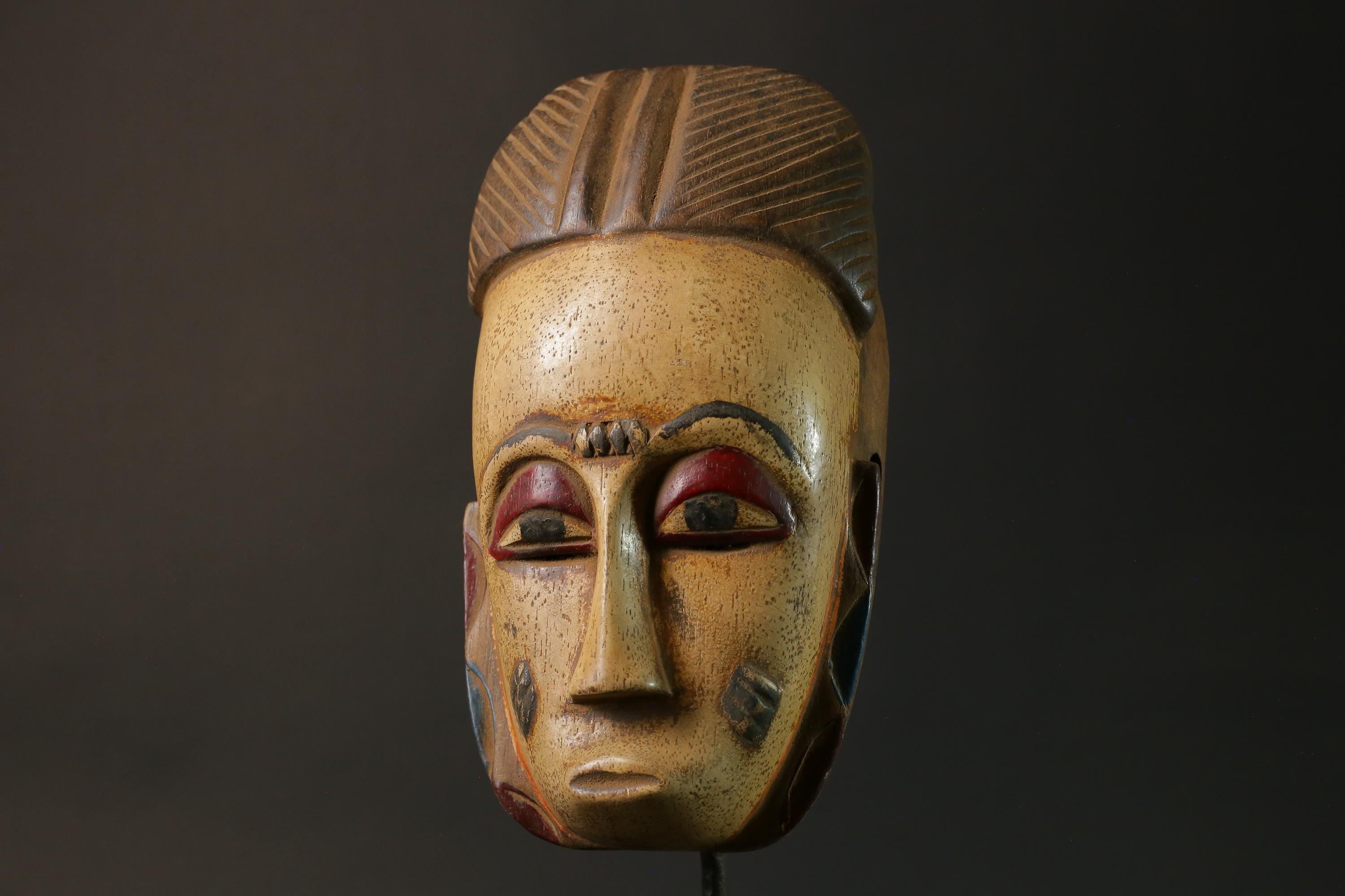 African mask wood African real figure vintage mask Vintage Guro Masks for wall-8198