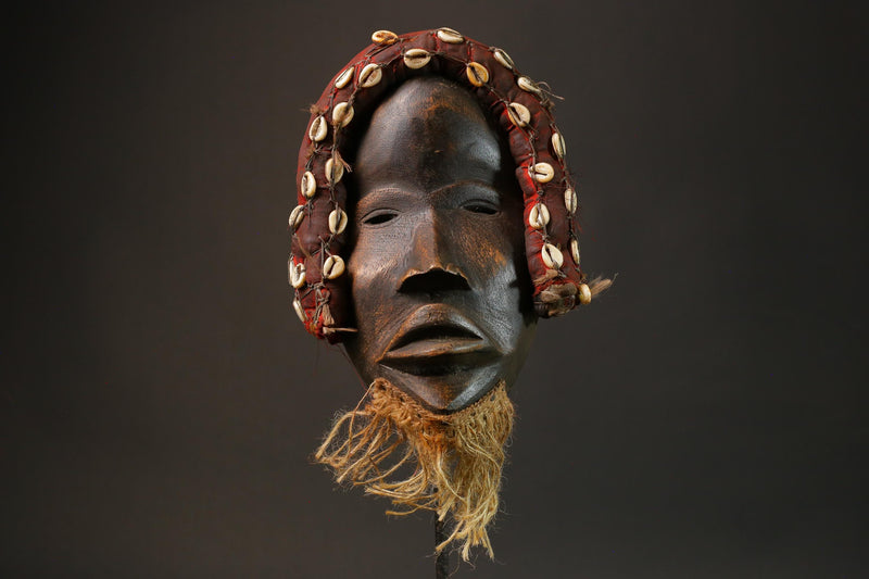 African Mask Face Tribal Wood Mask Wall Hanging Dan Home Décor Masks for wall-G2795