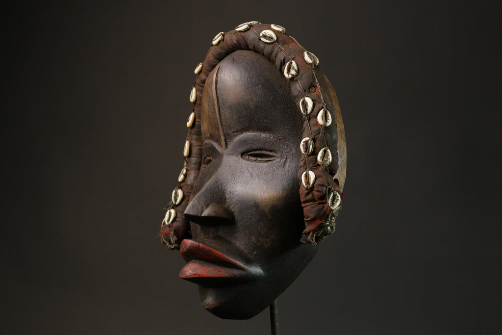 African Tribal Wood masks Face Mask Vintage Dan Kran Mask wood Masks for wall-G2799