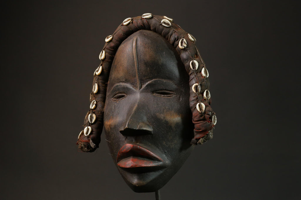 African Tribal Wood masks Face Mask Vintage Dan Kran Mask wood Masks for wall-G2799