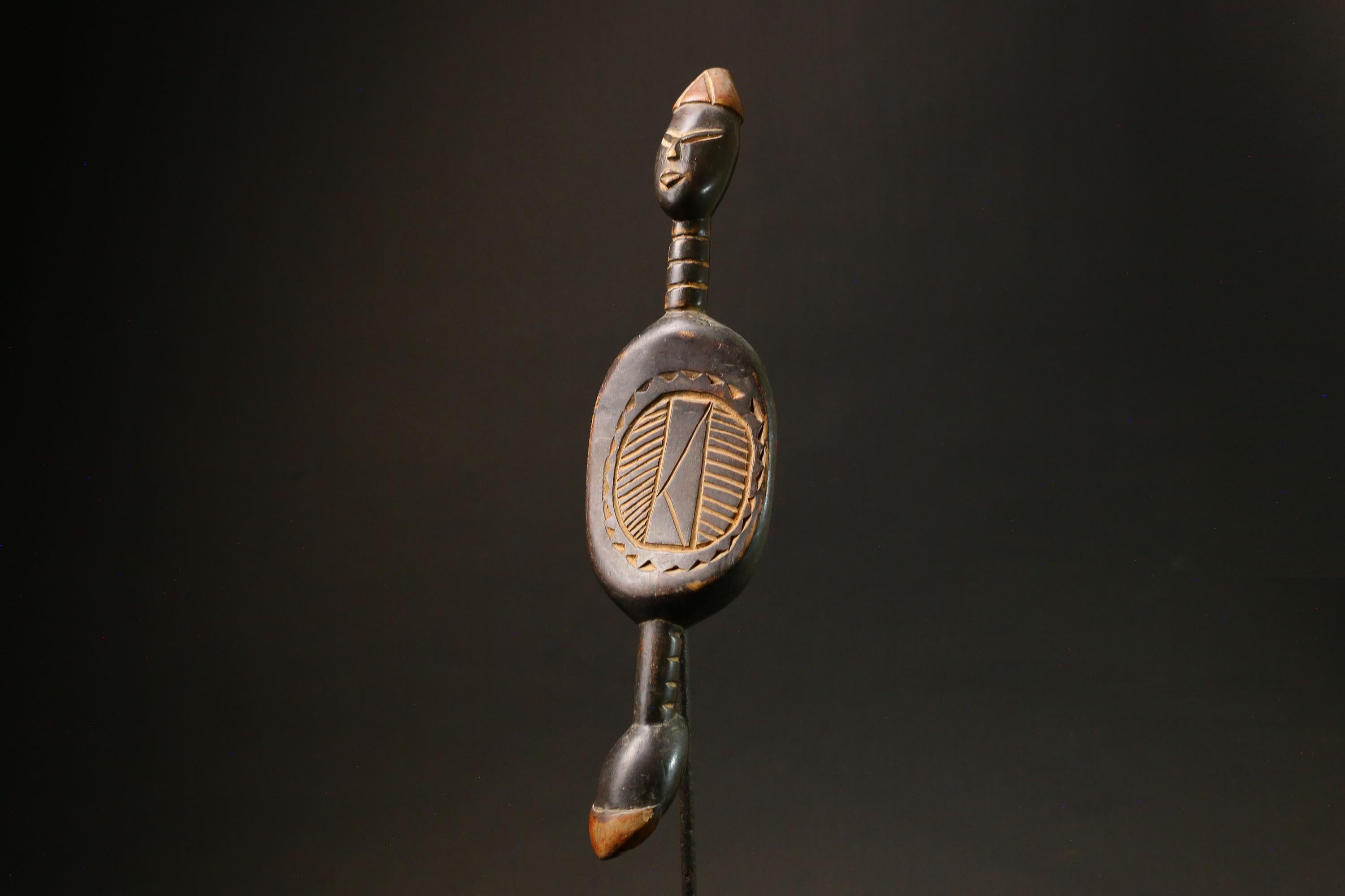Vintage African Tribal Art Mask - Hand-Carved Wooden Bobo Bolo Helmet Masks for wall-G1468