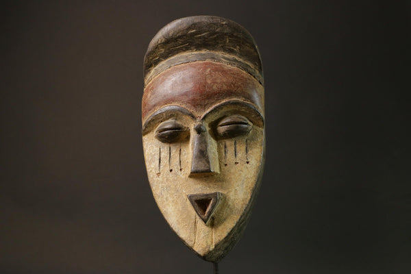 African mask Lega wood Lengola Tribe Of Dr Congo Lega masks for wall-8892