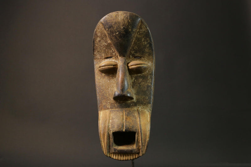 African wood Dan mask antique Mask Dan Kran Mask African mask wall mask-8898