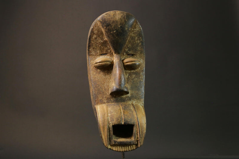 African wood Dan mask antique Mask Dan Kran Mask African mask wall mask-8898