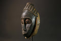 African Masks Baule Antiques African Wooden Mask Wall Hanging Primitive Masks for wall-7515