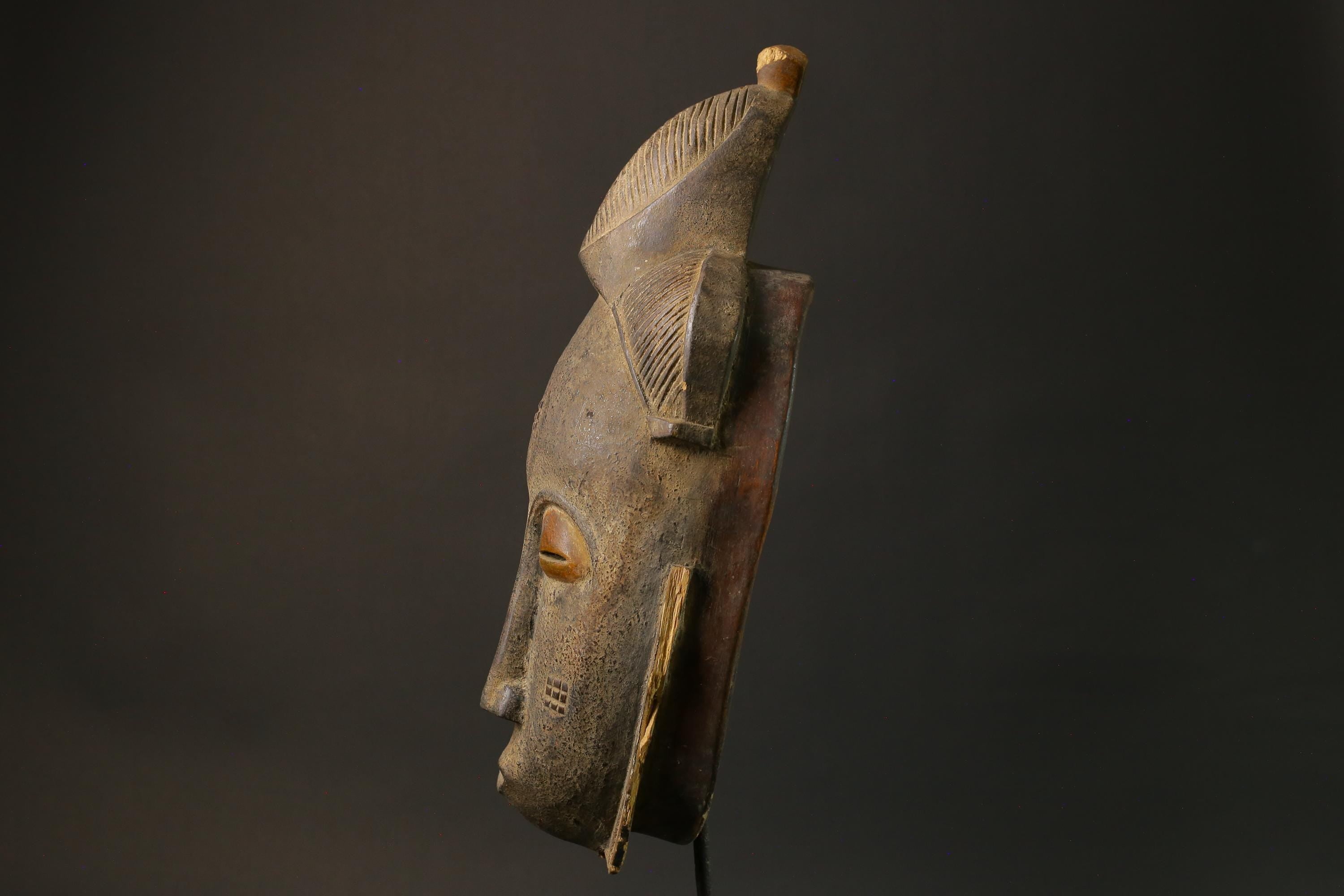 African Tribal Bete Guro Mask Art Wooden Carved Mask Fine Old Facial Masks for wall-1725