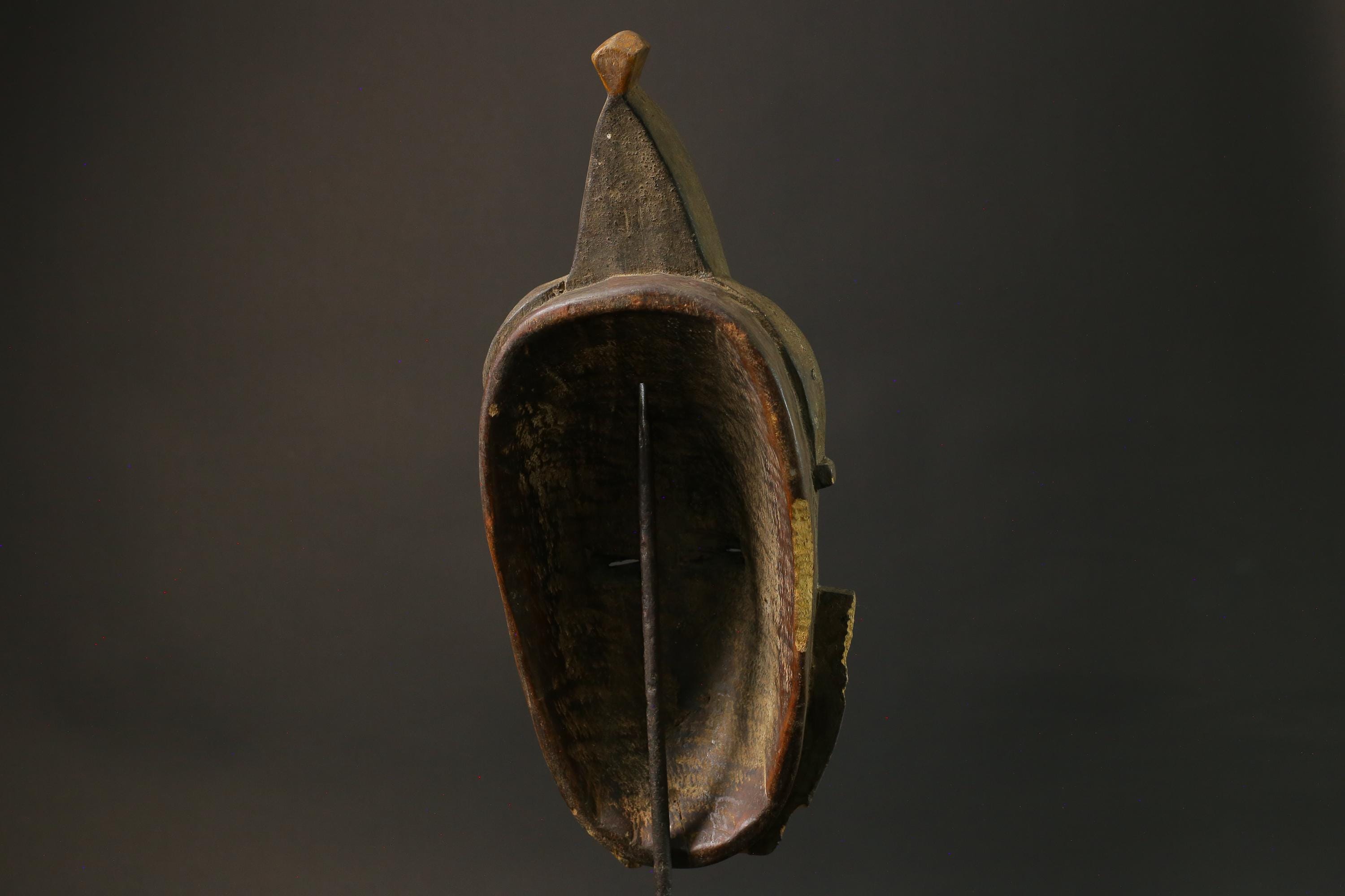 African Tribal Bete Guro Mask Art Wooden Carved Mask Fine Old Facial Masks for wall-1725