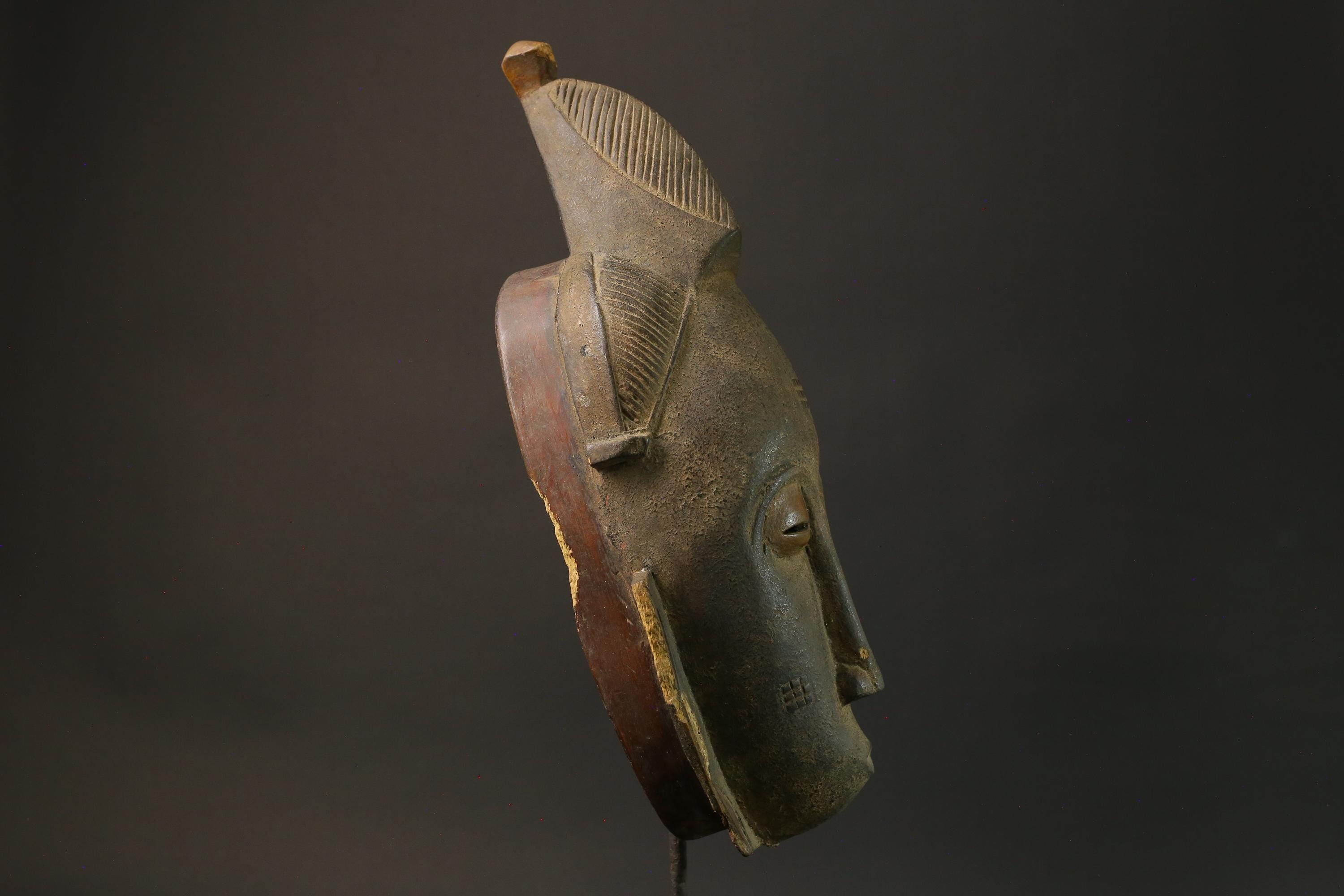 African Tribal Bete Guro Mask Art Wooden Carved Mask Fine Old Facial Masks for wall-1725