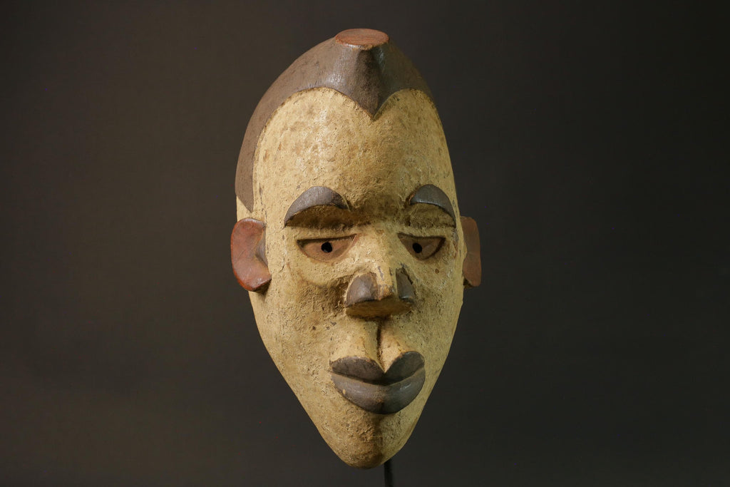 African Mask igbo Tribal Face Mask Wood Hand Carved Masks for wall igbo -7492
