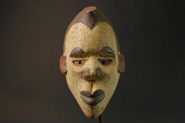 African Mask igbo Tribal Face Mask Wood Hand Carved Masks for wall igbo -7492