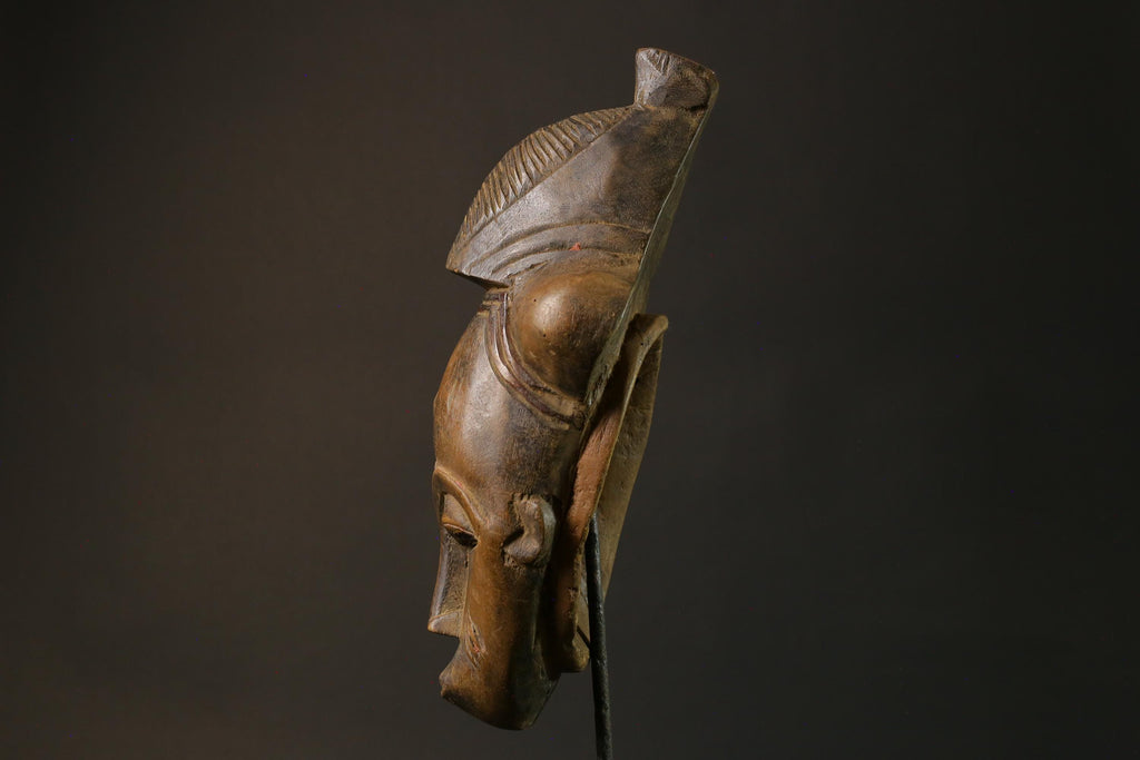 African Baule Mask Female Portrait Mask Wall Hanging Home Masks for wall-7507