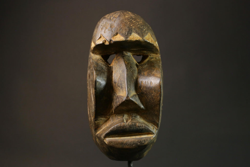 African wood Dan mask antiques Home Décor Hand Carved Dan Masks for wall-7499