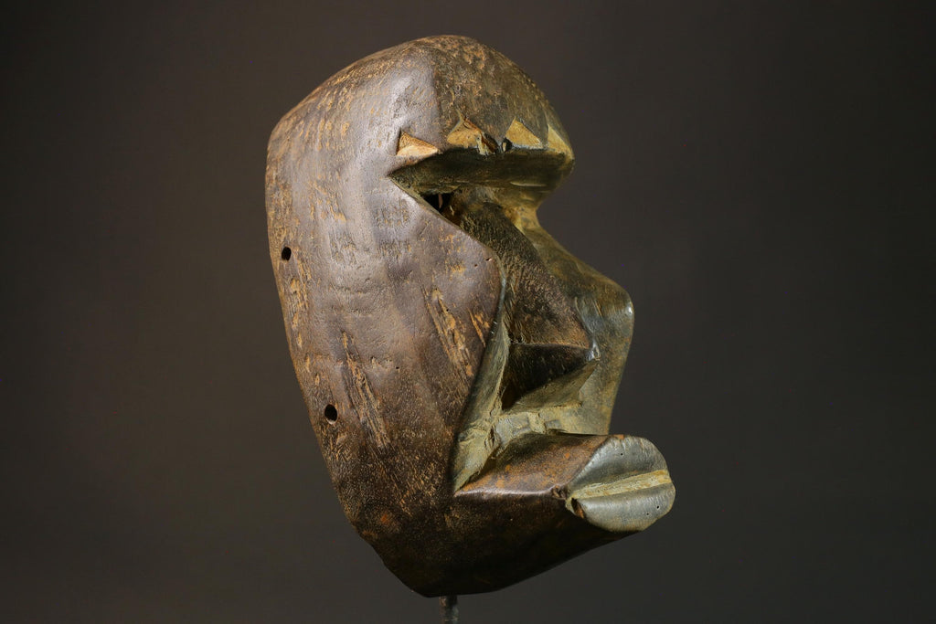 African wood Dan mask antiques Home Décor Hand Carved Dan Masks for wall-7499