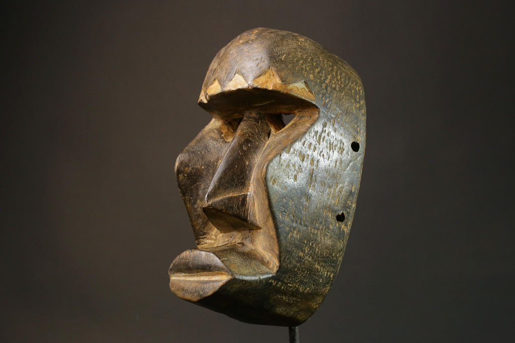 African wood Dan mask antiques Home Décor Hand Carved Dan Masks for wall-7499