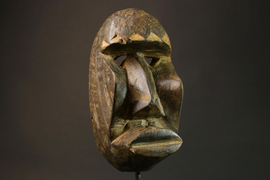 African wood Dan mask antiques Home Décor Hand Carved Dan Masks for wall-7499