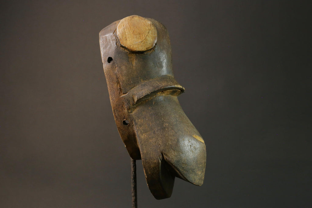 African Baule Monkey Antique African Masks Hand carved Wood Tribal Masks for wall-7496