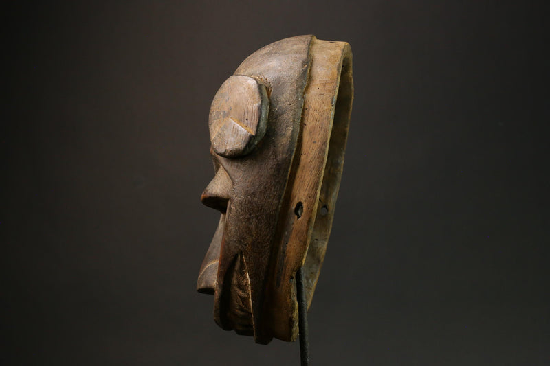 African Guro Carved Mask - Secret Society Coast Passport Wall Decor-4502