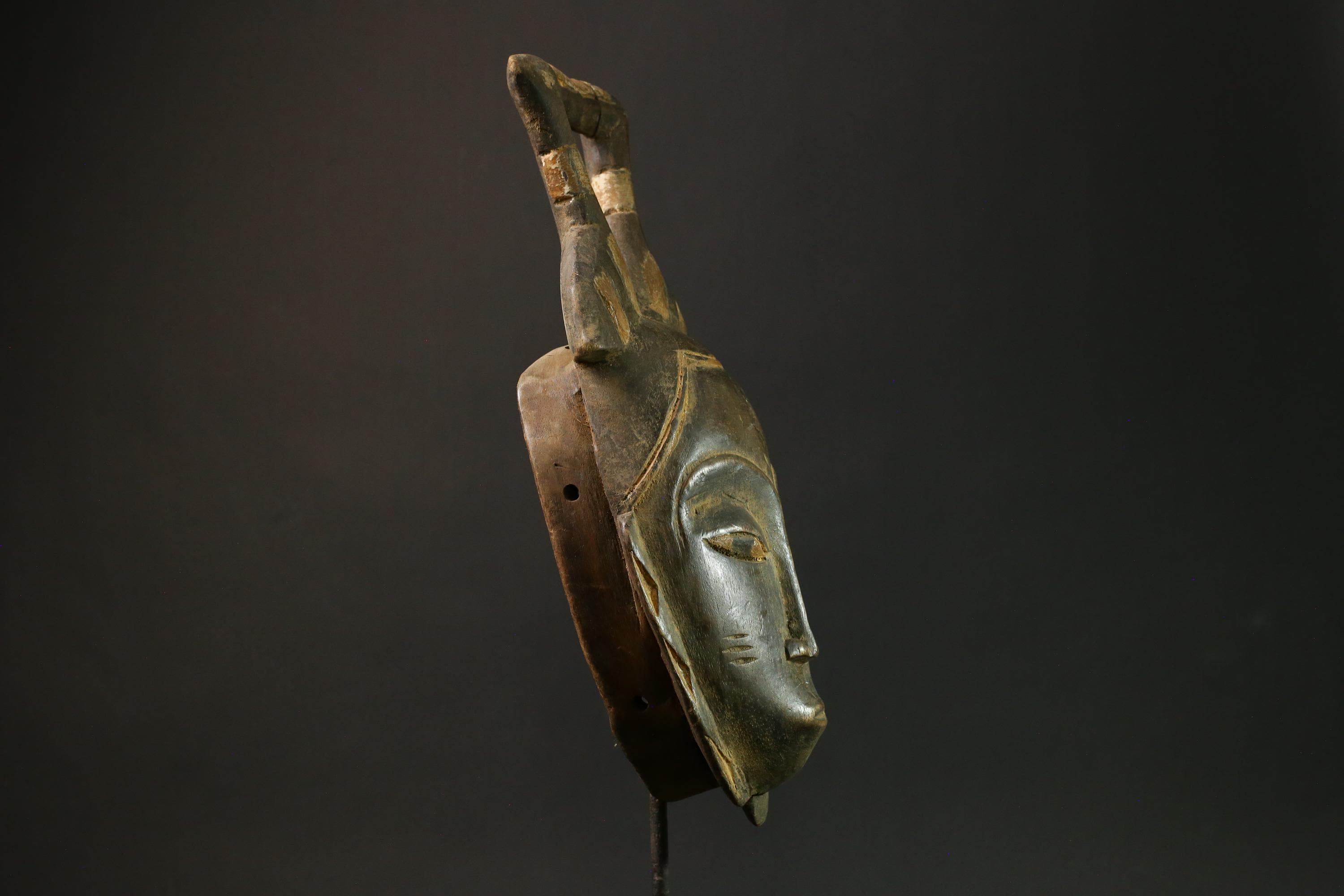 Vintage African Guro Tribal Mask - Hand-Carved Wooden Wall Hanging Decor Masks for wall-7869