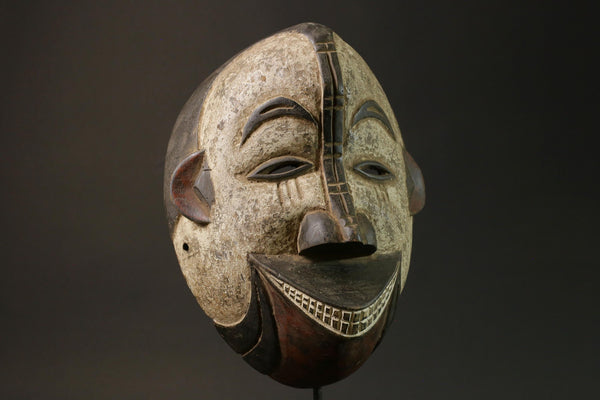 African wood mask antiques Igbo African Mask  Wood Carved Vintage Masks for wall-8940