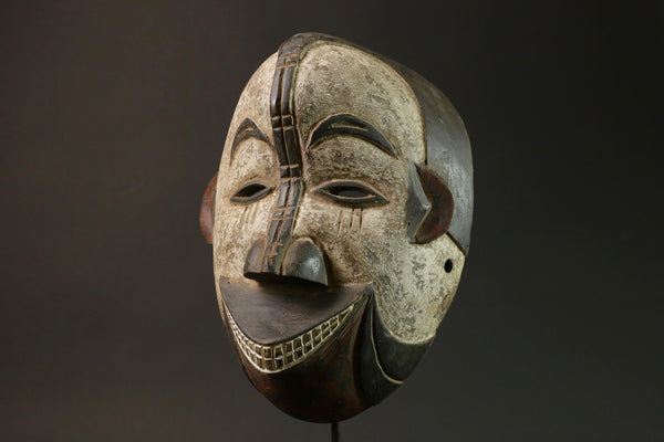 African wood mask antiques Igbo African Mask  Wood Carved Vintage Masks for wall-8940