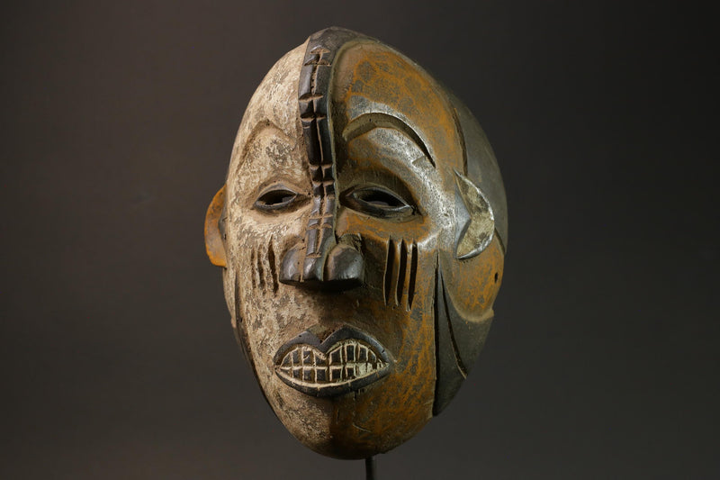 African Begs Mask From Wood Igbo Tribes Vintage Igbo Masks for wall-8938