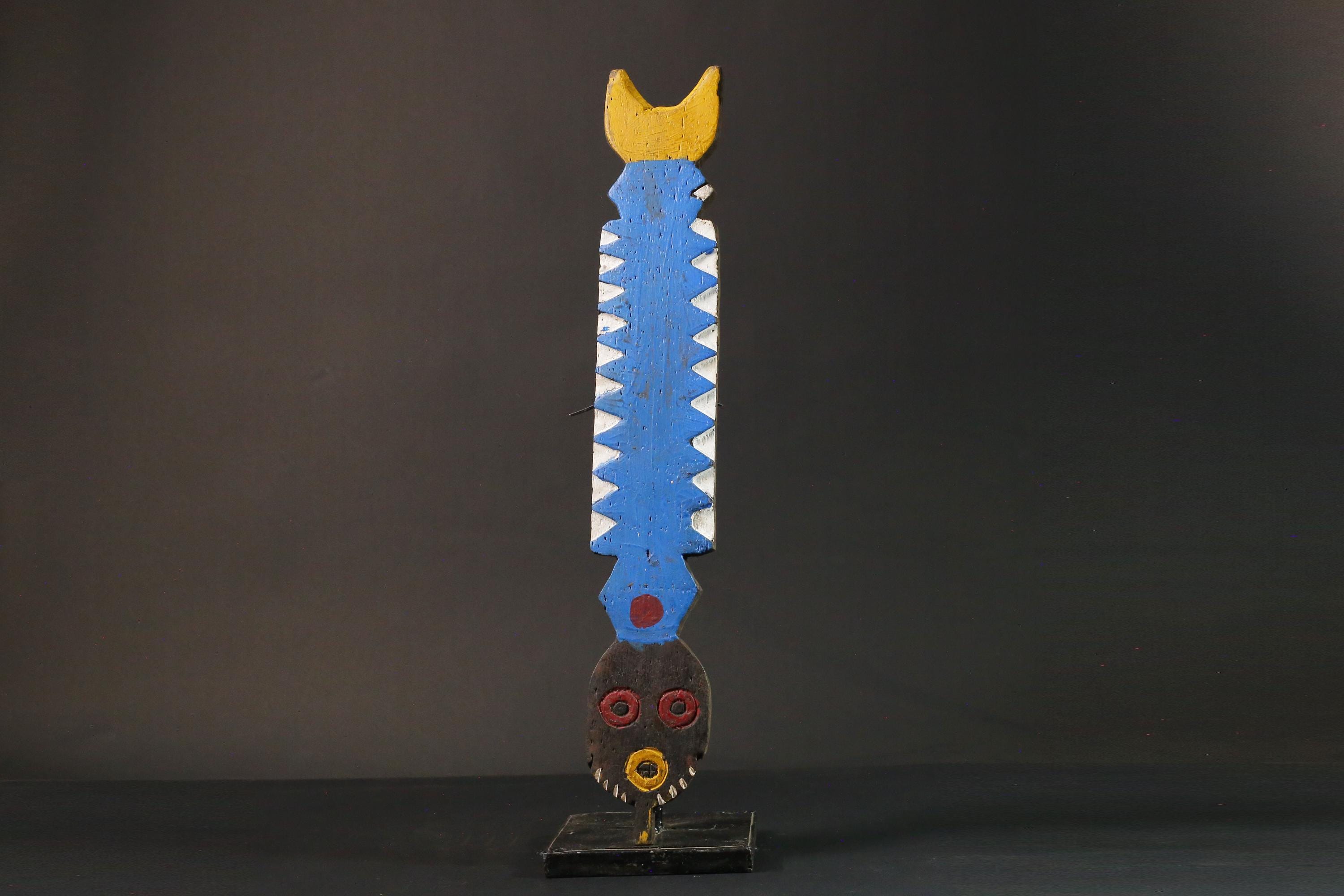 African Mask African Bobo Bwa Plank Mask Burkina Faso Décor Masks for wall-G1270