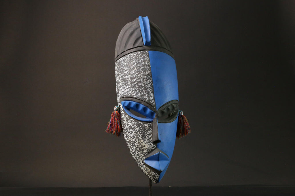 African mask wood Ghana African real figure vintage African masks for wall-6098