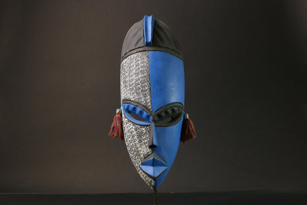 African mask wood Ghana African real figure vintage African masks for wall-6098