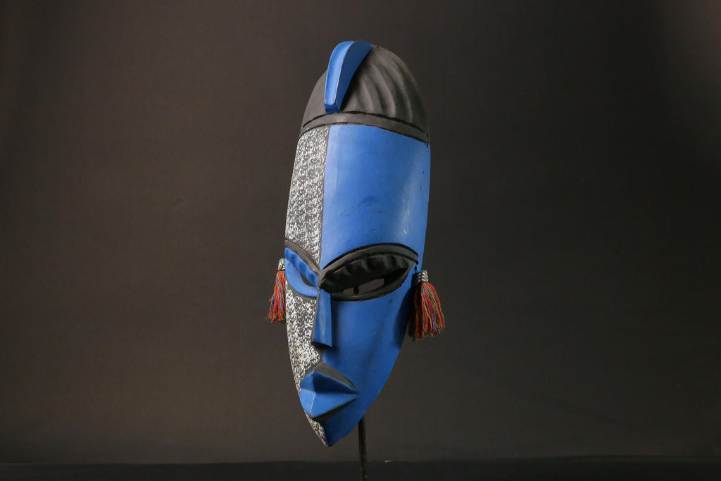 African mask wood Ghana African real figure vintage African masks for wall-6098