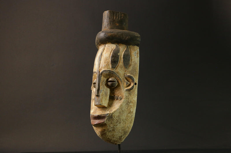 African wood mask antiques Home Décor Hand Carved Masks BEGA Collectibles-7600