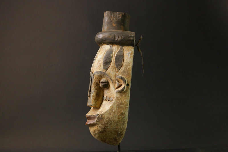 African wood mask antiques Home Décor Hand Carved Masks BEGA Collectibles-7600