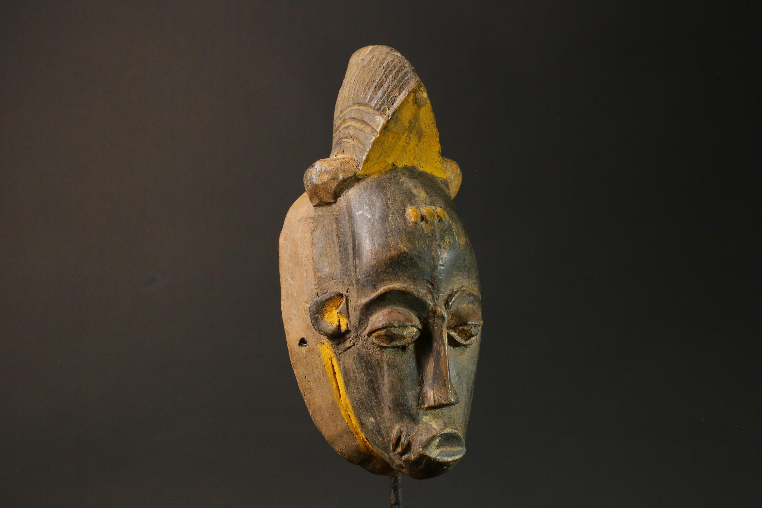 African wood mask antiques Guro vintage african mask large Masks for wall-G1258