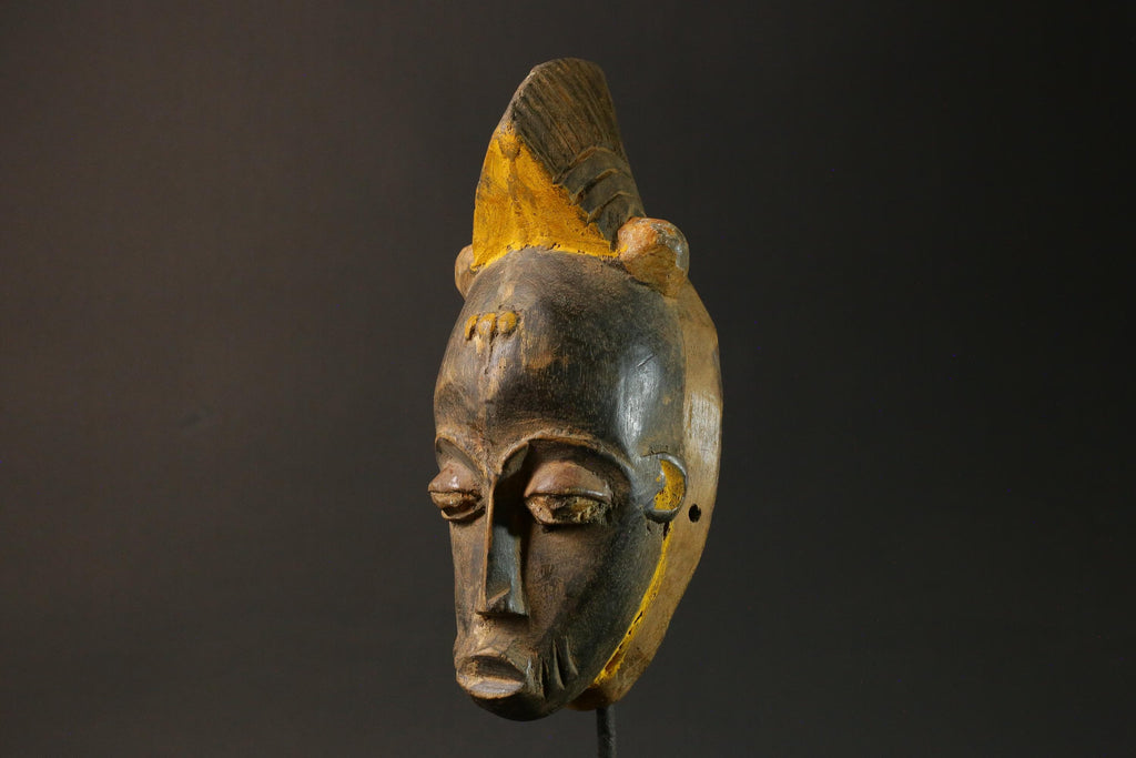 African wood mask antiques Guro vintage african mask large Masks for wall-G1258