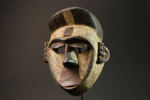 African wood mask antiques Wood masks Hand Carved Igbo Masks for wall-8919